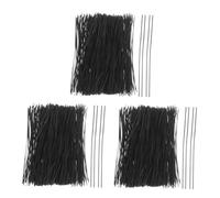 POPETPOP 3 Ensembles Jardin Zhasi Attache De Fixation pour Plantes Cravate Torsadée De Jardin Liens De Vigne De Jardin Fil Torsadé pour Plantes Surmoulage Black 1000 Pièces * 3