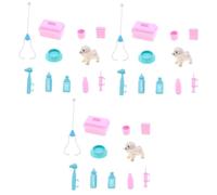POPETPOP 3 Ensembles Modèle pour Animaux De Compagnie Simulé Modèles D'outils Vétérinaires Accessoires D'outils Vétérinaires Décors De Maison De Jeu Plastique