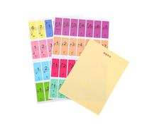 POPETPOP 3 Feuilles Autocollants Clavier Piano Adhésifs Colorés Transparents Résistants et Faciles à Appliquer pour Débutants et Apprentissage Musical