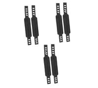 POPETPOP 3 Paires Sangles De Pédales pour Vélo D'appartement Porte-Bagages Arrière Roue De Vélo Poignées De Guidon De Vélo Porte-vélos D'attelage Scooter Tampon Trousse Para Black Plastique
