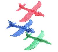 POPETPOP 3 pièces Avion Mousse Epp Léger et Flexible Jeu de Lancer pour Garçon Fille Modèles Main Avion Ptérosaure Dragon Chinois Cadeau Extérieur Garçon Fille Couleurs Couleur Aléatoire