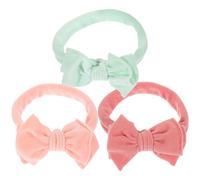 POPETPOP 3 pièces Bandeaux Garçon Fille Élastiques Bandeaux Nœud Doux et Accessoires Décoratifs pour Fêtes et Usage