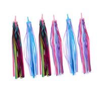 POPETPOP 3 Pièces Bandes Colorées pour Guidon de Vélo et Trottinette Accessoires pour Garçon Fille Franges Souple Décoration Vive et Flexible pour Poignées Kit de Rubans par Lot