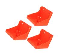 POPETPOP 3 pièces Boîte à Lécher Bloc Sel Épaisse pour Bétail Plateau Support Sel pour Moutons Facile à Assembler et Nettoyer Accessoire Pratique pour Élevage Agricole