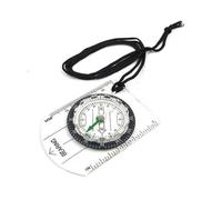 POPETPOP 3 Pièces Boussole Professionnelle de Navigation avec Base Transparente et Échelle de Carte, Boussole D'orientation Précise en Sol Magnétique, pour Randonnée et Trekking avec