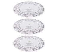 POPETPOP 3 Pièces Calendrier de Grossesse Blanc en Papier et Plastique Estimation Précise Date D'accouchement, Design Rotatif Facile à Utiliser pour Gestion de Grossesse à Domicile