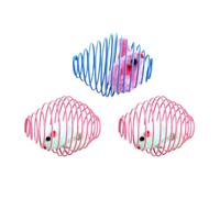 POPETPOP 3 Pièces Chaton Souris Peluche Résistante, Acier Inoxydable | Modèle Souris, pour Chat, Attire L’intérêt, Garde le Chat Actif, Jeu Adapté aux Chatons Couleur Aléatoire