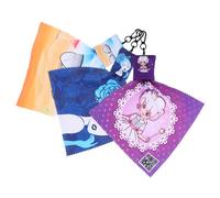 POPETPOP 3 pièces Chiffon Microfibre avec Porte-clés Imprimé Lot pour Nettoyage Lunettes Essuie-lunettes Portable et Réutilisable Doux et Léger pour Verres et Lunettes de Soleil Voyage et