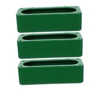 POPETPOP 3 pièces Distributeur Eau et Mangeoire Suspendue pour Cage Oiseaux Bol Anti-débordement Accessoire Polyvalent pour Perroquets Pigeons et Petits Oiseaux