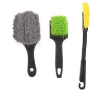 POPETPOP 3 Pièces Ensemble de Nettoyage pour Pierres Funéraires en Roche Brosse Ergonomique en Plastique 30,5x6x2cm, Nettoyage Polyvalent et Élimination des Taches pour Cimetières