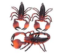 POPETPOP 3 Pièces Figurines Scorpion Réalistes Jouets Insectes Modèles Éducatifs pour Garçon Fille Apprentissage Nature Décoration Jardin