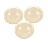 POPETPOP 3 pièces Mini Cloche Verre avec Base pour Fleurs Décoratives pour Décorations de Saint Valentin et Vitrines Objets Collection