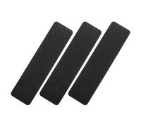 POPETPOP 3 Pièces Noir Ruban Adhésif Antidérapant 24 X 6 pour Marches | Surface Sablée, Pose Auto-adhésive, Adhérence Renforcée, pour Métal et Carrelage, Pluie et Sécurité