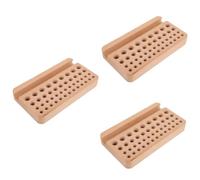 POPETPOP 3 Pièces Organisateur de Poinçons Cuir Support à Outils Multi Usage pour Rangement Outils de Couture de Poinçonnage pour Bureau Atelier DIY