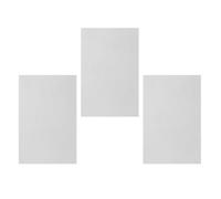 POPETPOP 3 Pièces Panneau Isolant en Fibre Céramique Blanc 11,8x8 Pouces | Isolation Thermique, Réduit les Pertes de Chaleur, Limite les Fissures, pour Fours et Fours Industriels