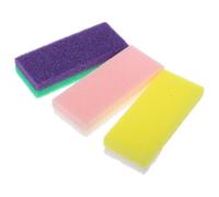 POPETPOP 3 Pièces Pierre à Poncer Pieds Double Face en Pu, Outil Exfoliant Facile à Utiliser pour Éliminer les Callosités, la Maison Couleur Aléatoire