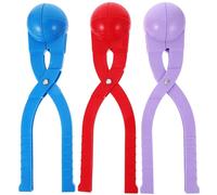 POPETPOP 3 pièces Pince à Boules de Neige Garçon Fille Poignée Ergonomique Légère Extérieur Hiver pour Bataille Couleur Aléatoire Couleur Aléatoire