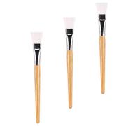 POPETPOP 3 pièces Pinceaux Visage Applicateurs pour Masque Brosse Résistante Haute Température Facile à Nettoyer pour Soins Peau Ciblés Yeux Nez