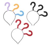 POPETPOP 3 pièces Serre-têtes Question et Point Exclamation Amusants Bandeaux Créatifs Colorés pour Fête Carnaval Anniversaire Cosplay Festival