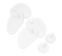 POPETPOP 3 Semelles Gel Antidérapantes Avant-pied Transparentes Coussinets Auto-adhésifs pour Soulagement Du Pied Pack pour Tongs et Chaussures Ouvertes