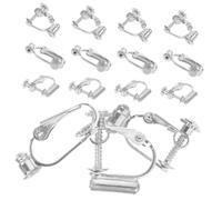 POPETPOP 30 pièces Convertisseurs de Clips Oreilles Adaptateurs Non Percés Accessoires DIY pour Création de Boucles Oreilles