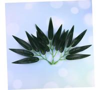 POPETPOP 30 pièces Lot de Bambou Artificielles Décoratives Vert Foncé Tiges Fausses pour Maison Restaurant Fête et Jardin Plantes Simulées sans Entretien