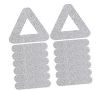 POPETPOP 30 pièces Mini Nail Files With Glitter Polish Portable Fingernail File Strips For Manicure And Nail Art And Lightweight Grooming Tool For Home