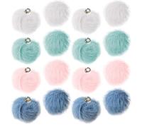 POPETPOP 30 Pièces Pendentifs Boules en Laine pour Création Bijoux Faits Main, Accessoires Polyvalents pour Boucles D'oreilles, pour Soirées