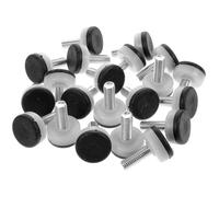 POPETPOP 30pcs Pieds de Nivellement Réglables M10 en Abs et Fer, Patins Robustes pour Meubles et Machines à Laver Élevées, de Frottement, pour Meubles de Salle de Bain