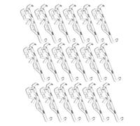 POPETPOP 30pièces Clips De Cantonnière Plastique pour Stores Verticaux Rideaux Et Draperies Clips De Cantonnière à Canal Caché Et Supports De Stores Plastique Transparent