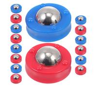 POPETPOP 30pièces Palets De Jeu De Table Coulissants Mini Jeu De Palets Accessoires De Rechange pour De De Table Boules Rouges Et Bleues pour De
