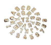 POPETPOP 36 Écussons Thermocollants Alphabet Anglais Paillettes Patchs Brodés Autocollants pour Vêtements Réparation et Décoration Lot de 36 Pièces Adhésif Thermocollant Facile à