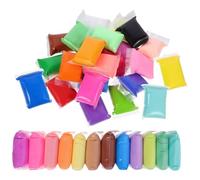 POPETPOP 36 Paquets Kit Argile à Modeler Ultra Légère Couleurs Pâte Polymère Souple et Sécurisée pour Garçon Fille DIY Créatif et Mélanges Faciles pour Jeux Éducatifs