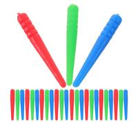 POPETPOP 36 Pièces Quilles de Cribbage en Plastique, Marqueurs de | Compatibles avec Trous de 1/8, Faciles en Lumière Forte ou Faible, Lot Individuel Plateaux Antipression