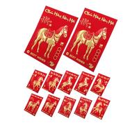 POPETPOP 360 Pièces Packet Envelopes With Vietnamese Text Year Of The Horse Chinese Lucky Money Packets For Lunar Year Wedding Spring Festival