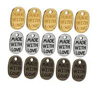 POPETPOP 360 pièces Pendentifs Alliage Créatifs pour Bijoux DIY Breloques Made With Love Accessoires Variés pour Création Artisanale