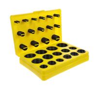POPETPOP 362 Pièces Kit de Joints Toriques Métriques en Caoutchouc | Assortiment de Joints pour Remplacement Rapide sur Site, Usage Automobile et Systèmes Hydrauliques, Jaune
