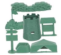 POPETPOP 3Ensembles Modèles Militaires DIY avec Accessoires pour Bac à Jouets de Construction pour Garçons Simulation de Jeu Créatif Éducatif