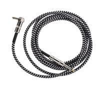 POPETPOP 3M Câble Audio Professionnel pour Guitare Folk et Électrique avec Prise Câble de Durable Noir pour Amplificateur et Équipements Audio