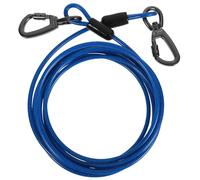 POPETPOP 3m Laisse De Traction pour Chien Amovible Corde De Sécurité pour Élastique Et Résistante à Eau avec Double Clip Confort Et Optimal pour Animaux