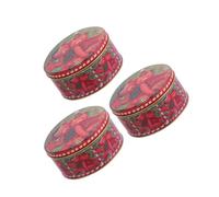 POPETPOP 3pièces Boîtes Métalliques Vides Avec Couvercle Pour Produits De Boulangerie Petites Boîtes à Biscuits Et Friandises à Bonbons