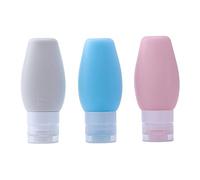 POPETPOP 3pièces Flacon de Voyage Rechargeable Lot pour Shampoing Lotion Cosmétique Contenant de Voyage pour Articles de Toilette