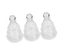 POPETPOP 3pièces Flacons Aromathérapie Vides Verre pour Parfum Lot de Bouteilles Simples pour Maison Utilisation Multiple comme Vase Et Décoration