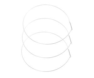 POPETPOP 3pièces Joint Pour Porte De Lave-linge Pince à Ressort Clip De Retenue De Joint Remplacement De Pince De Panneau Avant Anneau De Fixation De Porte