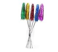 POPETPOP 3pièces Jouet Interactif Chat Baguettes à Ruban Plastique Brillant Papier Réfléchissant Stick Drôle Et Pratique avec Couleurs Aléatoires Accessoire pour Jeux Et Compagnie Féline