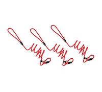 POPETPOP 3pièces Laisse pour Animaux Portable Nylon De Laisses Résistantes à Usure pour Éducation De Chiots Rouge