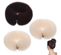 POPETPOP 3pièces Lot De Bigoudis Nylon Accessoires Pour Chignon Et Queue De Cheval Boucles Souples Pour Coiffures Diy