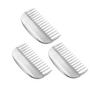 POPETPOP 3pièces Peigne de Toilettage pour Chiens Peigne Anti-mue pour Animaux Outil de Toilettage Portable pour Chiots et Chats