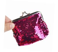 POPETPOP 3pièces Porte- Sequins pour Lot de Mini Sac à Main Élégant pour Cartes Et Petits Objets Design Sirène Vert Noir Rose Argenté Bleu