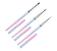 POPETPOP 3pièces Stylos Pour Ongles De Manucure Pinceaux Pour Dessin Et Peinture Outils Diy Pour Nail Art Kit De Stylos Pour Création De Motifs Chez Soi